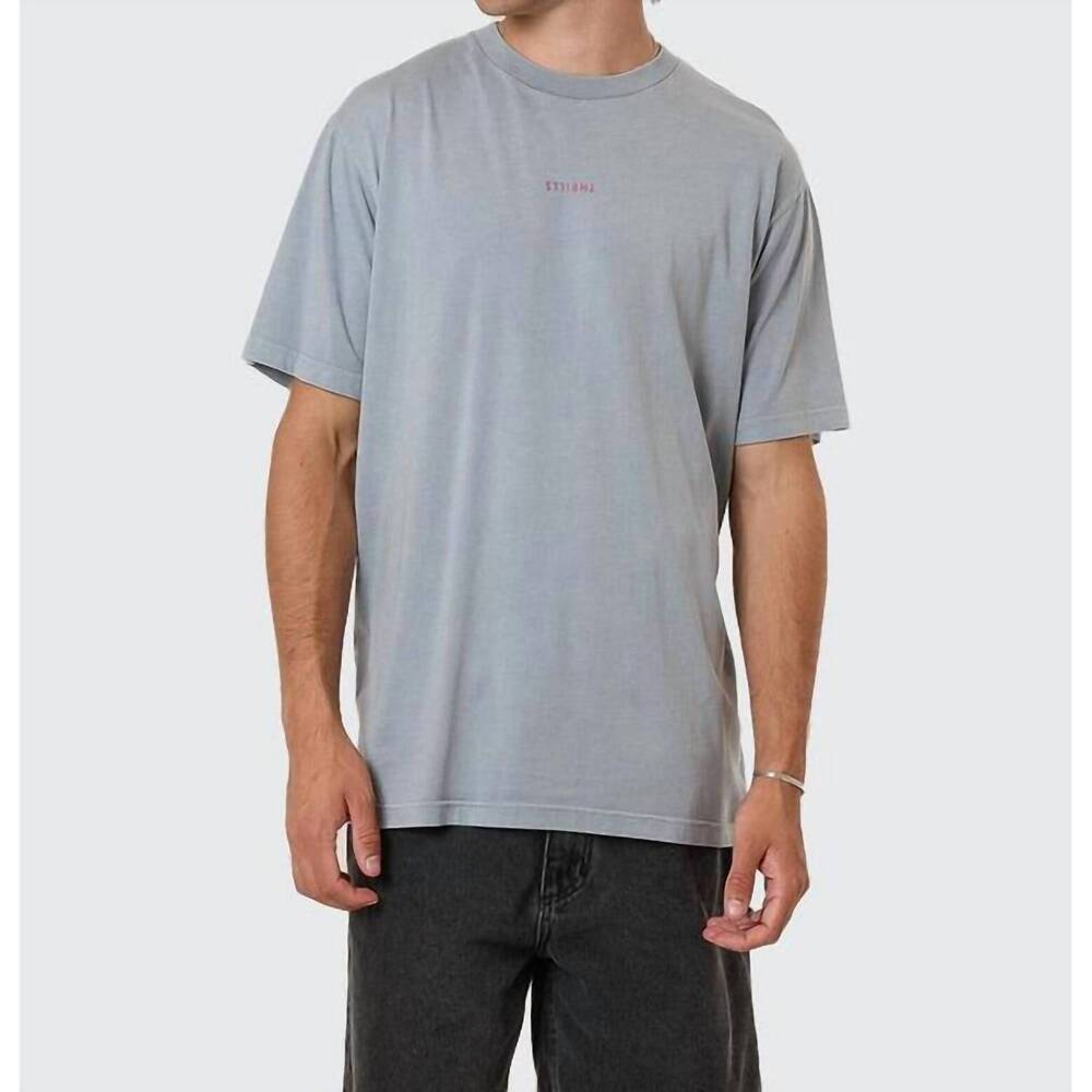 NEW THRILLS minimal merch fit tee in smog